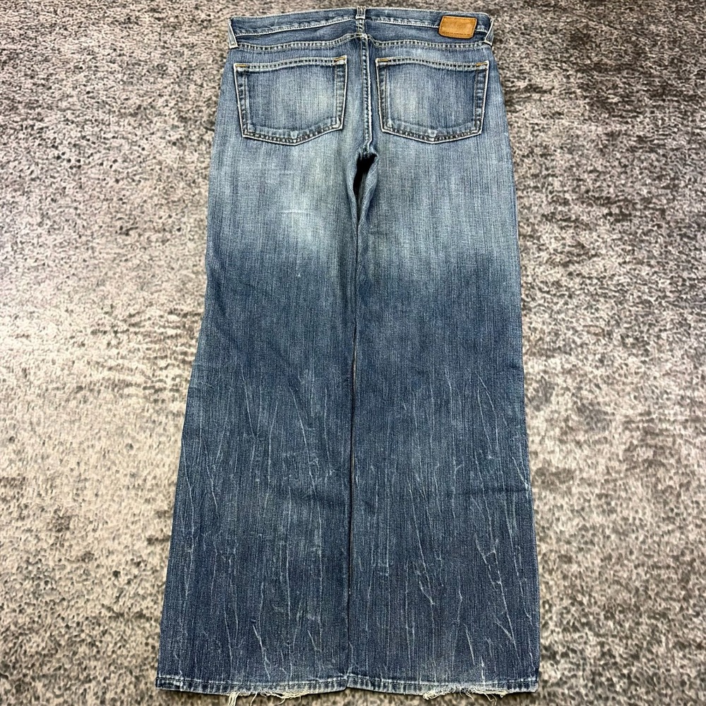 Gap Relaxed Boot Fit Jeans Mens 34x30 Blue Wide Leg Grunge Vintage Y2K